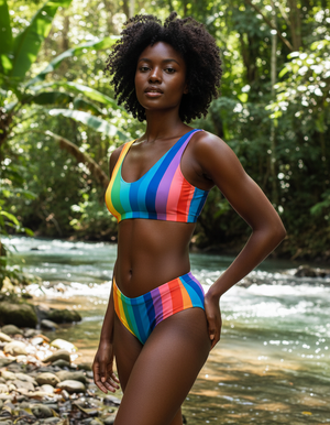 Loom High-Waisted Bikini High-Waisted Bikini — Dripper