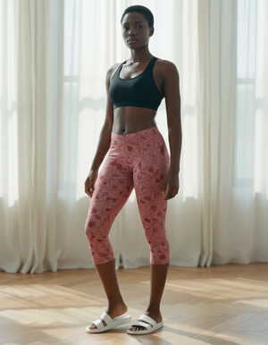 Dusty Rose Tsubaki capri leggings