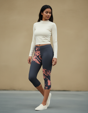 Tea Rose Vivid leggings
