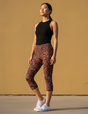 Zephyr Capri Leggings Capri Leggings — Dripper