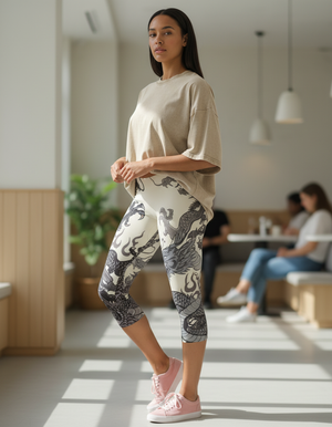 White Onyx Vortex leggings