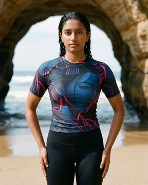 Women's Geisha women's rashguards