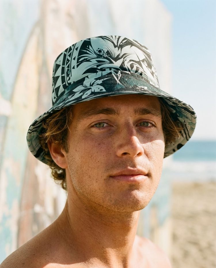 Transformative Teal Koa Lehua bucket hats