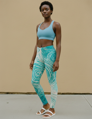Turquoise Rani leggings