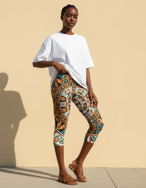 Aztec Collection Capri Leggings capri leggings