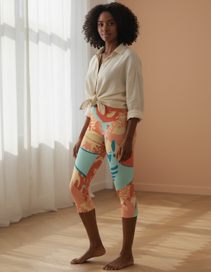 Coral Ebb leggings