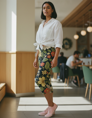 Acacia Sedi Leggings Capri Leggings — Dripper