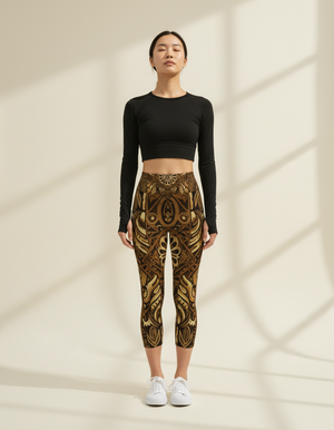 Aroha Capri Yoga Leggings Capri Yoga Leggings — Dripper