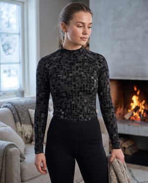 Ink Tessera Base Layer Top women's base layers