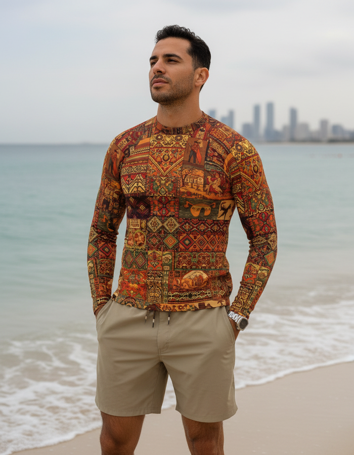 Rashguard — Men's Lava Falls Zafiro