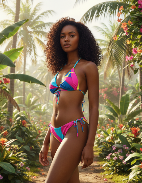 Ziggurat string bikinis