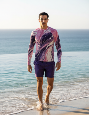 Veil Rash Guard Men's Rashguard — Dripper