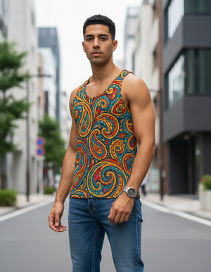 Men's Kaleidoscope tank tops