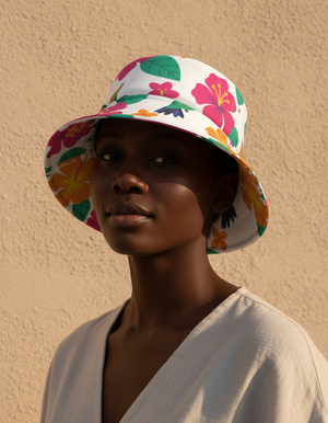 Flutter bucket hats
