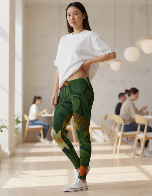 Verdant full-length leggings