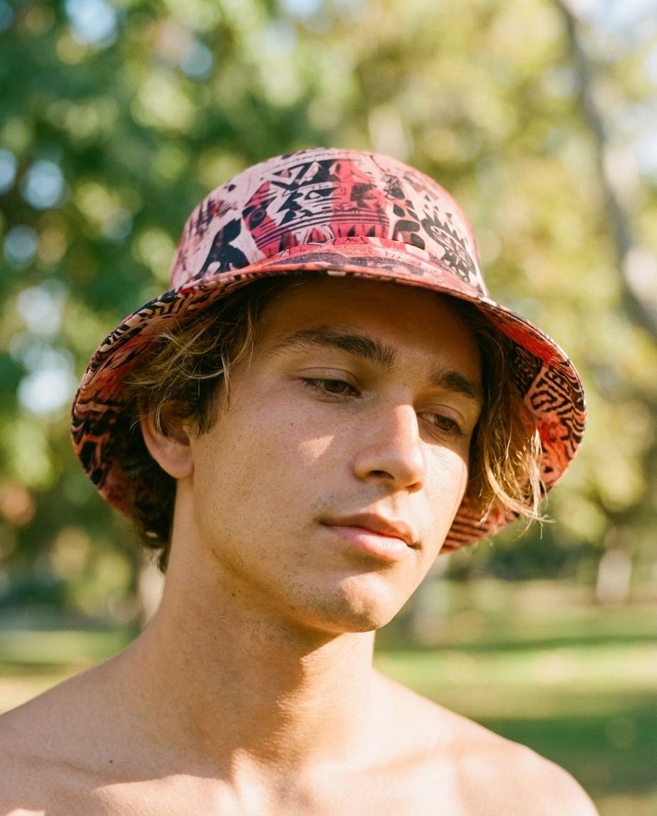 Lava Falls Cosmos bucket hats — view 1 of 2
