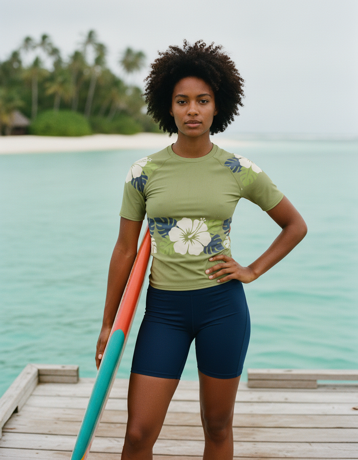 Rashguard — Women's Olive Grove Pua