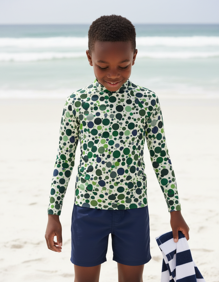 Rashguard — Kids Runway Emerald Dapple
