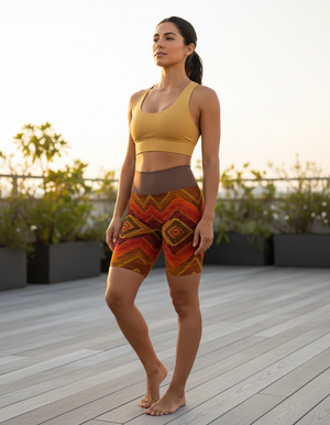 Andes Yoga Shorts Yoga Shorts — Dripper