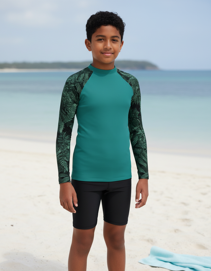 Rashguard — Youth Alexandrite Verdant