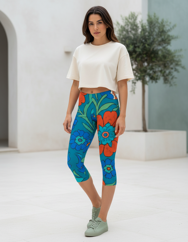 Iznik Collection capri leggings