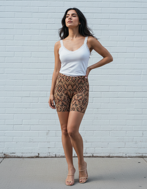 Burnt Sienna Qasr Short Shorts Short Shorts — Dripper