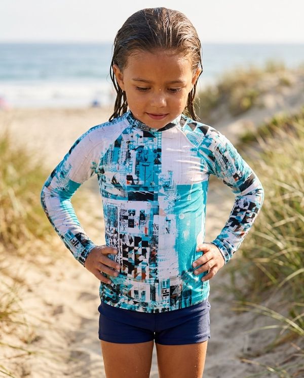 Girls Cortex Rash Guard