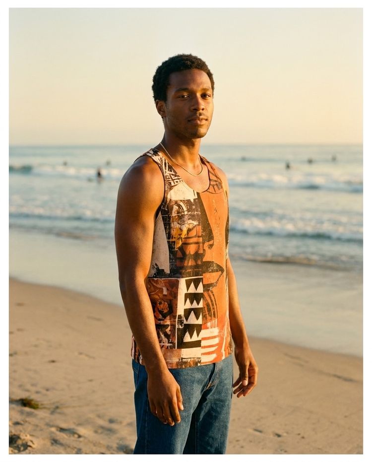 Men's Muskmelon Savannah tank tops