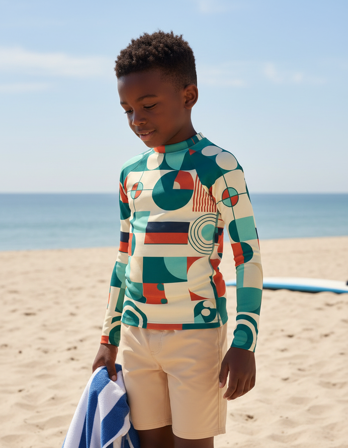 Rashguard — Kids Transformative Teal Form