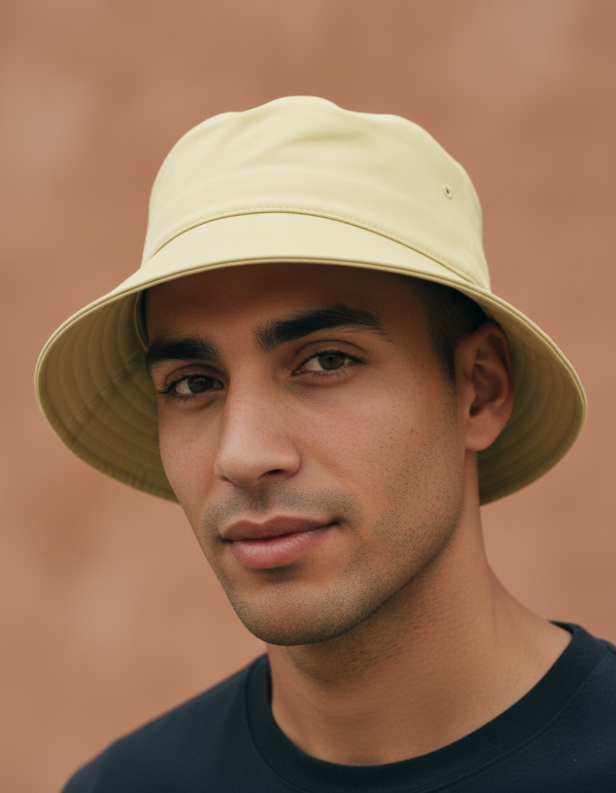 Bucket hat in Flax