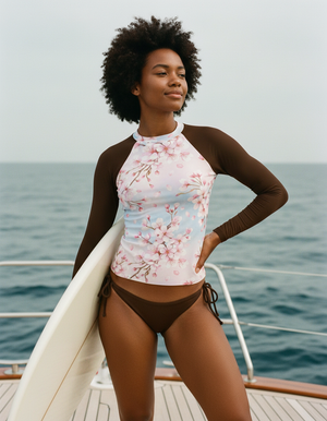 Women's Kiku women's short-sleeve rashguards