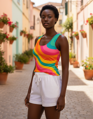 Aura Tank Top Women's Tank Top — Dripper