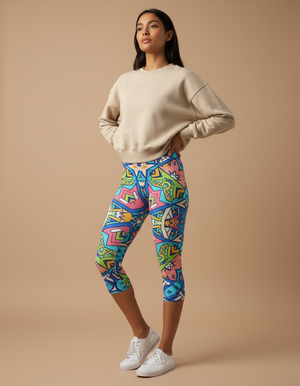 Prism Capri Leggings Capri Leggings — Dripper