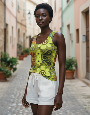 Lime Tula Tank Top Women's Tank Top — Dripper