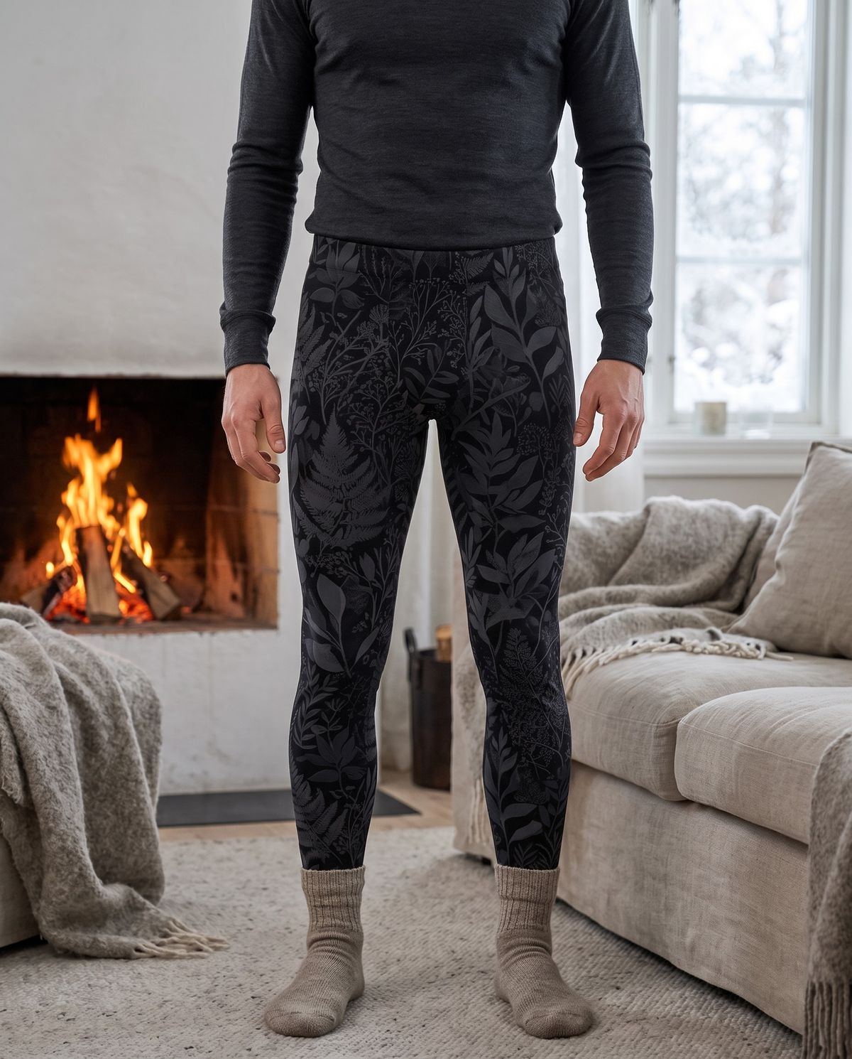 Shadowleaf Base Layer Men's Leggings — Lolekai