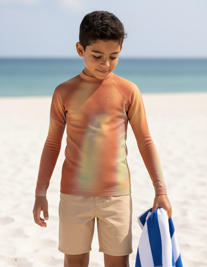 Rashguard — Kids Burnt Sienna Chroma