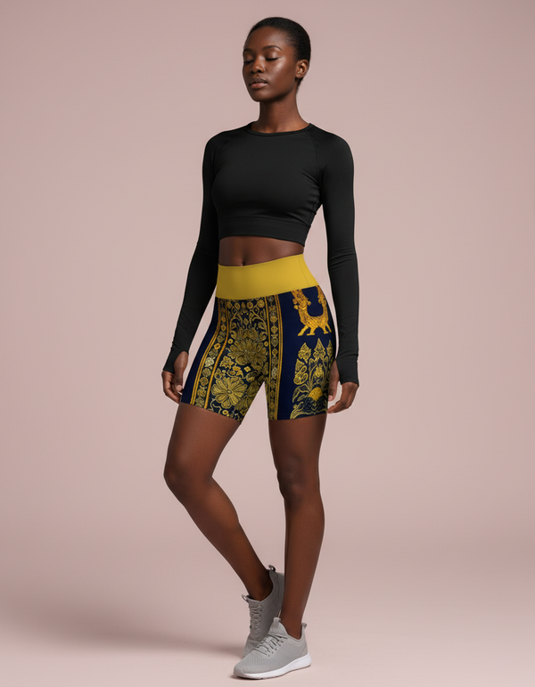 Indonesian Collection yoga shorts