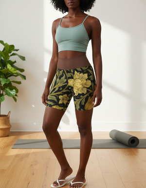 Thistle Yoga Shorts Yoga Shorts — Dripper