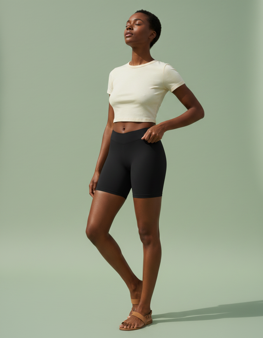Short Shorts in Raven