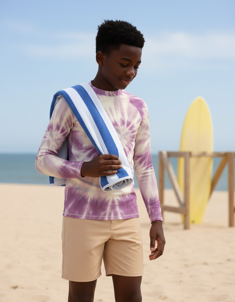Youth Tie-Dye Rash Guard
