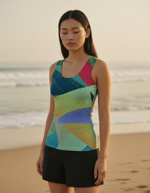 Turquoise Kindle Tank Top Women's Tank Top — Dripper