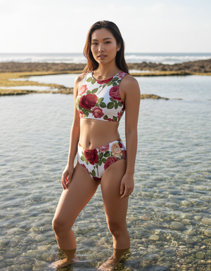 Fleur High-Waisted Bikini High-Waisted Bikini — Dripper