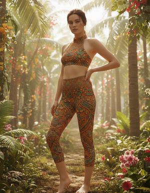 Sari Capri Yoga Leggings bikini — Dripper