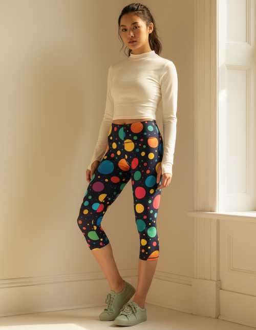 Vivid Capri Leggings Capri Leggings — Dripper