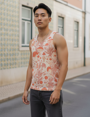 Coral Moss Tank Top Men's Tank Top — Dripper