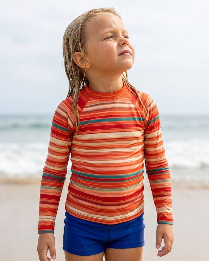 Rashguard — Girls Coral Eclipse