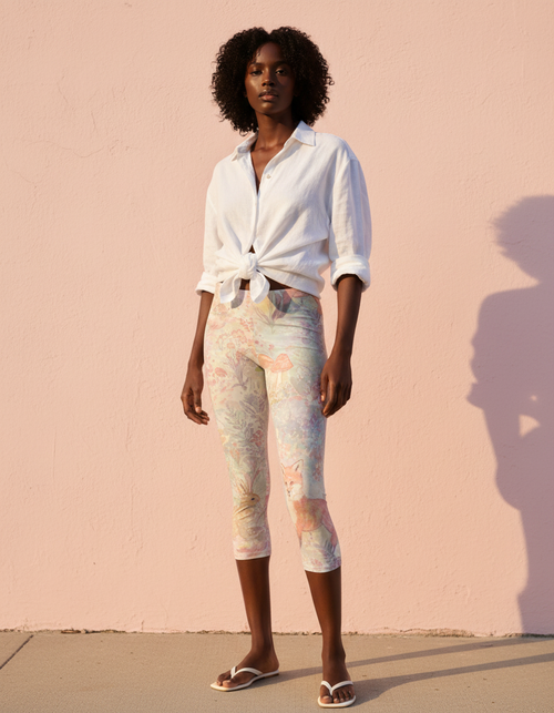 Boho & Free-Spirit Capri Leggings