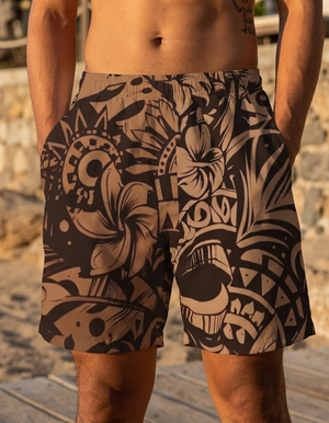 Coffee Bean Honua Lehua men's swim trunks