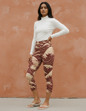 Lava Falls Kaze capri yoga leggings