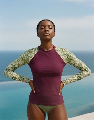Sycamore Zellige Rash Guard Women's Rashguard — Lolekai